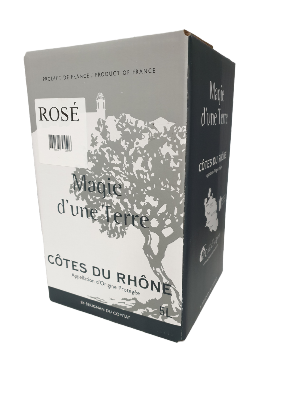 Bag-In-Box 5 litres - AOP Côtes du Rhône Rosé - Magie d'Une Terre