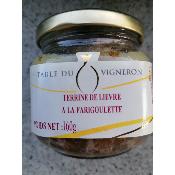 Terrine de Lièvre à la farigoulette (au thym) - 160 g