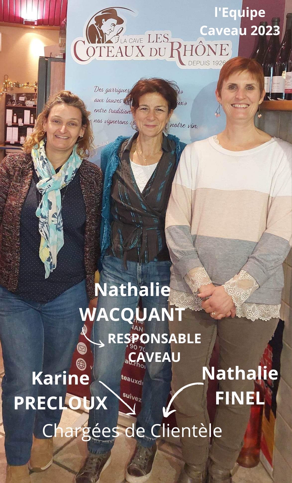 Notre équipe : Nathalie W - Nathalie F - Karine P et Muriel Men renfort